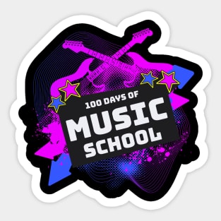 Cyberpunk Music Edition - 100 Days of School Sticker